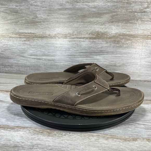 Sperry Top-Sider Men's Baitfish Thong Sandals Size 12 - Picture 3 of 8